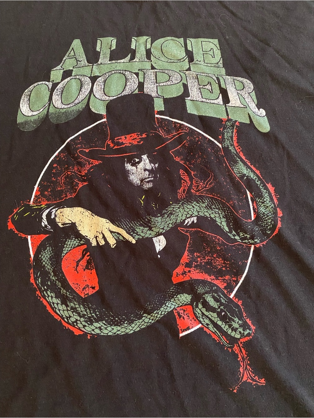 Alice Cooper Black Graphic 2XL 2025 t-shirt